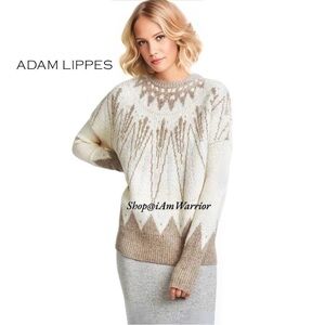 Adam Lippes intarsia fair-isle wool blend sweater *shop@iamarrior